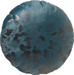 Dutch Decor - ROSIE - Sierkussen Rond 45 Cm Sagebrush Green - Velvet - Groen