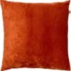 SKY - Sierkussen Velvet 45x45 Cm - Potters Clay - Oranje - Inclusief Binnenvulling