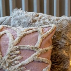 LIVIA - Kussenhoes 45x45 Cm Pale Mauve - Roze - Exclusief Binnenkussen -Dutch Decor 1198x1200 1