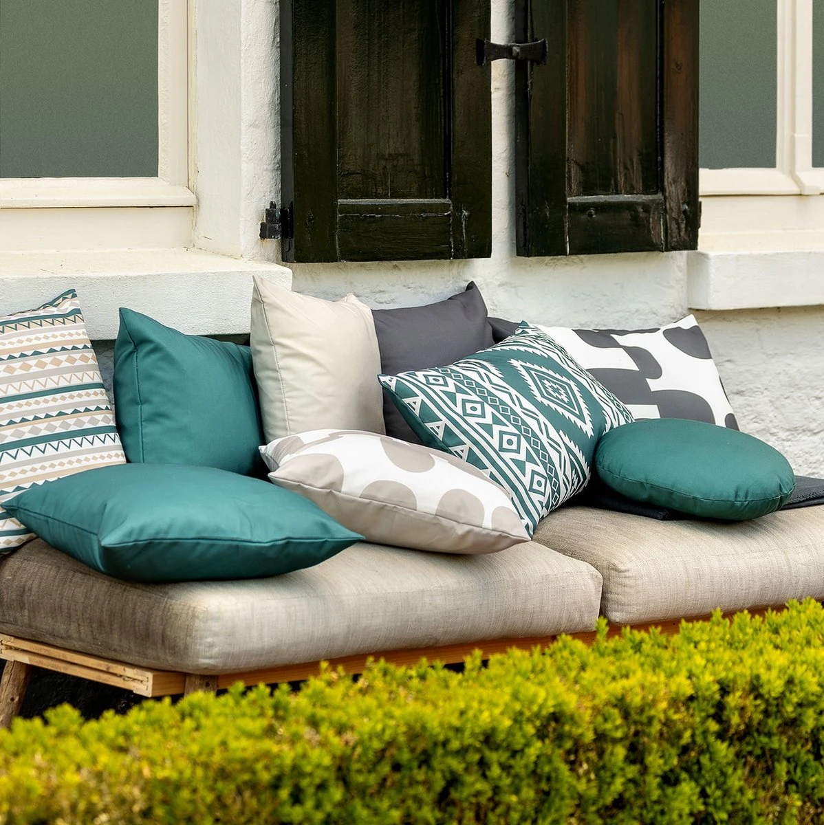 Dutch Decor - NUNO - Outdoor Kussenhoes 40x60 Cm - Waterafstotend En Uv-bestendig - Sagebrush Green - Groen - Buitenkussen - Tuinkussen - Loungekussen- Voor Buiten 6 Dutch Decor - NUNO - Outdoor Kussenhoes 40x60 Cm - Waterafstotend En Uv-bestendig - Sagebrush Green - Groen - Buitenkussen - Tuinkussen - Loungekussen- Voor Buiten - Afbeelding 6