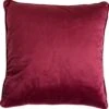 FINN - Kussenhoes Velvet 45x45 Cm - Red Plum - Roze - Exclusief Binnenkussen