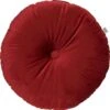 Dutch Decor - OLLY - Sierkussen Rond Velvet 40 Cm - Merlot - Rood