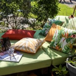 Dutch Decor - SANTORINI - Outdoor Sierkussen 40x60 Cm - Waterafstotend En Uv-bestendig - Potters Clay - Oranje - Buitenkussen - Tuinkussen - Loungekussen- Voor Buiten -Dutch Decor 1198x1200 40