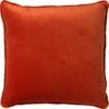 FINN - Kussenhoes Velvet 45x45 Cm - Potters Clay - Oranje - Exclusief Binnenkussen