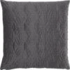 JOAN - Sierkussen Donkergrijs 45x45 Cm - Antraciet - Inclusief Binnenkussen