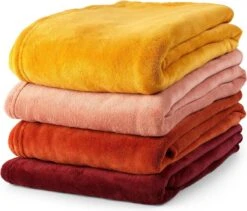 Dutch Decor - HARVEY - Plaid Fleece 150x200 Cm - Golden Glow - Geel - Superzacht - Deken -Dutch Decor 1200x1027 2