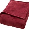 Dutch Decor - BILLY - Plaid Flannel Fleece 150x200 Cm - Merlot - Rood - Superzacht - Deken