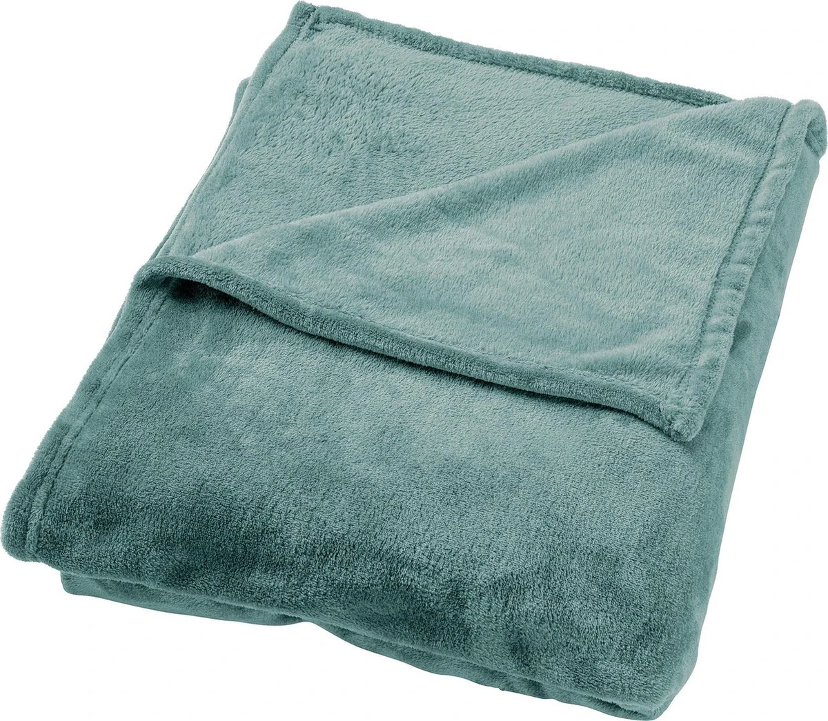 Dutch Decor - CHARLIE - Plaid Flannel Fleece XL - 200x220 Cm - Sagebrush Green - Groen - Deken 2 Dutch Decor - CHARLIE - Plaid Flannel Fleece XL - 200x220 Cm - Sagebrush Green - Groen - Deken - Afbeelding 2