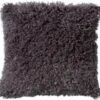 WODDY - Sierkussen Donker Grijs 45x45 Cm - Inclusief Binnenkussen