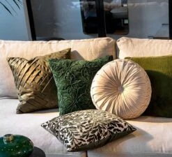 AMAR - Kussenhoes Van Katoen 45x45 Cm Mountain View - Groen - Exclusief Binnenkussen 8 AMAR - Kussenhoes Van Katoen 45x45 Cm Mountain View - Groen - Exclusief Binnenkussen -Dutch Decor 1200x1092