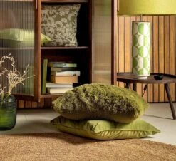 FINN - Sierkussen Velvet 60x60 Cm - Calliste Green - Groen - Inclusief Binnenvulling 7 FINN - Sierkussen Velvet 60x60 Cm - Calliste Green - Groen - Inclusief Binnenvulling -Dutch Decor 1200x1099