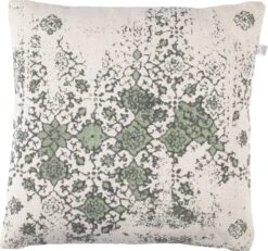 MILA - Kussenhoes Groen Multi 45x45 Cm - Exclusief Binnenkussen