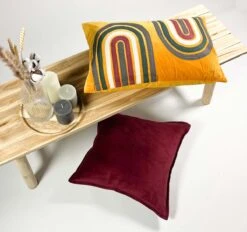 RAVY - Sierkussen Velvet Golden Glow 40x60 Cm - Geel - Inclusief Binnenvulling -Dutch Decor 1200x1129 5