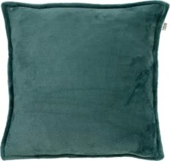 Dutch Decor CILLY - Sierkussen Fleece 45x45 Cm - Sagebrush Green - Groen - Inclusief Binnenkussen