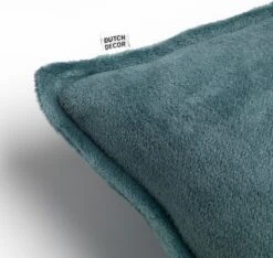 Dutch Decor CILLY - Sierkussen Fleece 45x45 Cm - Sagebrush Green - Groen - Inclusief Binnenkussen -Dutch Decor 1200x1136 6