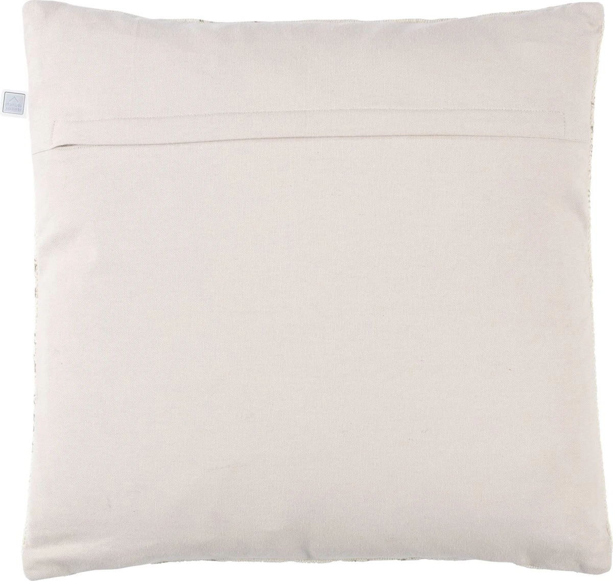 MILA - Kussenhoes Olijf Multi 45x45 Cm - Groen - Exclusief Binnenkussen 2 MILA - Kussenhoes Olijf Multi 45x45 Cm - Groen - Exclusief Binnenkussen - Afbeelding 2