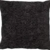 AMAR - Kussenhoes Van Katoen 45x45 Cm Raven - Zwart - Exclusief Binnenkussen