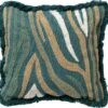 MISSOURI - Sierkussen Met Patroon 45x45 Cm Sagebrush Green - Groen - Dutch Decor