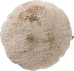 Dutch Decor - ZAYA - Sierkussen Rond 45 Cm Pumice Stone - Beige
