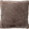 ZAYA - Kussenhoes Unikleur 45x45 Cm - Driftwood - Taupe - Superzacht - Exclusief Binnenkussen