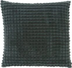 ROME - Kussenhoes Uni 45x45 Cm - Mountain View - Donkergroen - Exclusief Binnenkussen -Dutch Decor 1200x1147 2