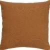 JAMES - Kussenhoes Katoen 45x45 Cm - Tobacco Brown - Bruin - Met Rits