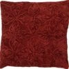AMAR - Kussenhoes Van Katoen 45x45 Cm Merlot - Rood - Exclusief Binnenkussen
