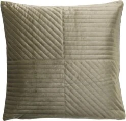 RUUD - Sierkussen 45x45 Cm - Linde / Olijfgroen - Inclusief Binnenkussen