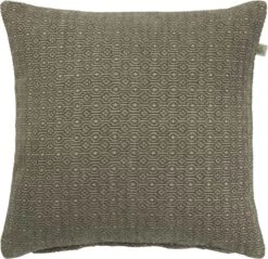 JULE - Sierkussen Olijf 45x45 Cm - Groen - Inclusief Binnenvulling