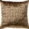 COLETTE - Sierkussen 45x45 Cm Sepia - Bruin - Inclusief Binnenvulling