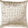 COLETTE - Kussenhoes 45x45 Cm Semolina - Beige - Exclusief Binnenkussen
