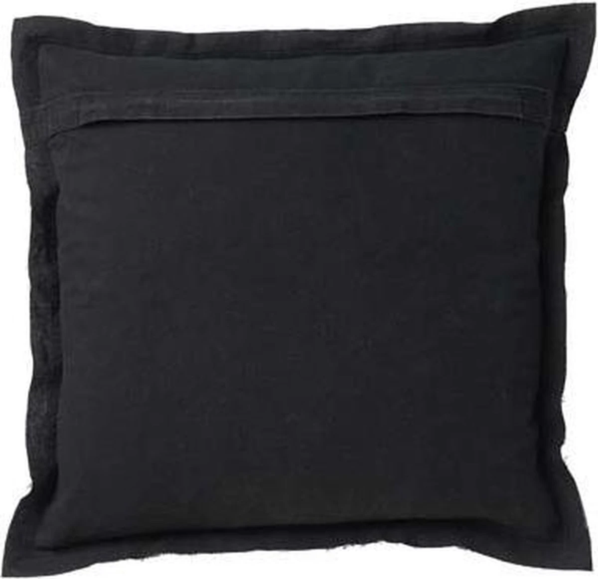 BURTO - Kussenhoes Van Gewassen Katoen Raven 45x45 Cm - Zwart - Exclusief Binnenkussen 11 BURTO - Kussenhoes Van Gewassen Katoen Raven 45x45 Cm - Zwart - Exclusief Binnenkussen - Afbeelding 11