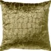COLETTE - Kussenhoes 45x45 Cm Olive Branch - Groen - Met Rits
