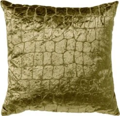 COLETTE - Kussenhoes 45x45 Cm Olive Branch - Groen - Met Rits