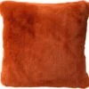 ZAYA - Kussenhoes Unikleur 45x45 Cm - Potters Clay - Oranje - Superzacht - Met Rits