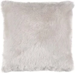 ELLY - Sierkussen Bontlook 45x45 Cm - Superzacht - Zand - Beige - Inclusief Binnenvulling