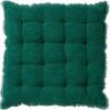 Dutch Decor - BURTO - Stoelkussen Van Katoen Galapagos Green 40x40 Cm - Groen - Zitkussen