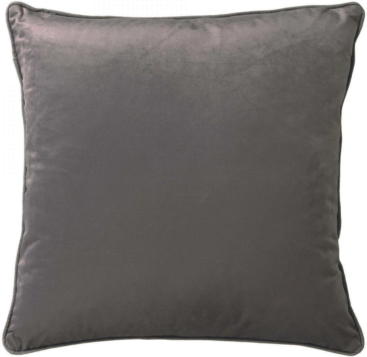 FINN - Sierkussen Velvet 60x60 Cm - Driftwood - Taupe - Inclusief Binnenvulling 1 FINN - Sierkussen Velvet 60x60 Cm - Driftwood - Taupe - Inclusief Binnenvulling