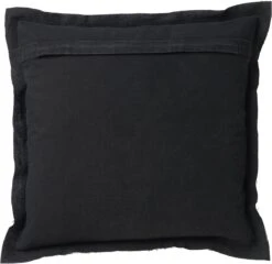 BURTO - Kussenhoes Van Gewassen Katoen Raven 45x45 Cm - Zwart - Exclusief Binnenkussen 16 BURTO - Kussenhoes Van Gewassen Katoen Raven 45x45 Cm - Zwart - Exclusief Binnenkussen -Dutch Decor 1200x1165 6