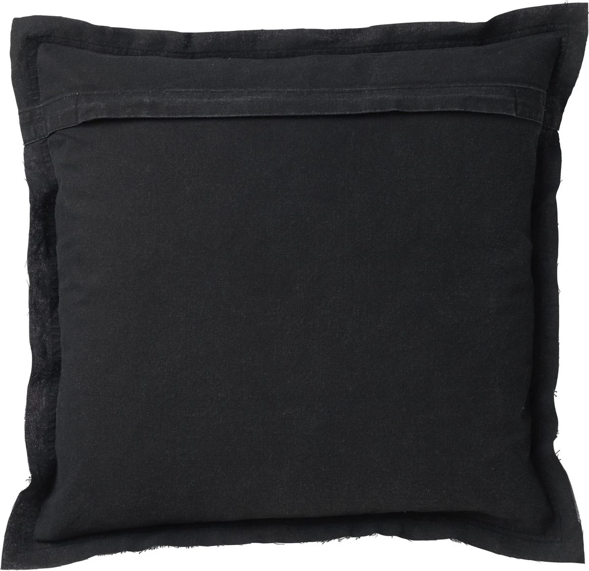 BURTO - Kussenhoes Van Gewassen Katoen Raven 45x45 Cm - Zwart - Exclusief Binnenkussen 6 BURTO - Kussenhoes Van Gewassen Katoen Raven 45x45 Cm - Zwart - Exclusief Binnenkussen - Afbeelding 6