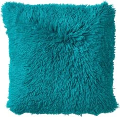 GULLY - Kussenhoes Petrol 45x45 Cm - Blauw - Exclusief Binnenkussen