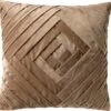 PHILLY - Kussenhoes Velvet 45x45 Cm - Cobble Stone - Beige - Exclusief Binnenkussen