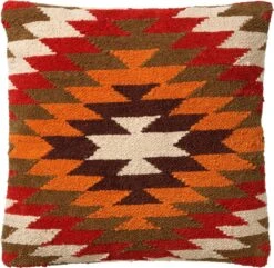 RAF - Sierkussen Kelim 45x45 Cm - Pumice Stone - Beige - Met Een Kussenhoes Van 100% Katoen - Inclusief Binnenvulling