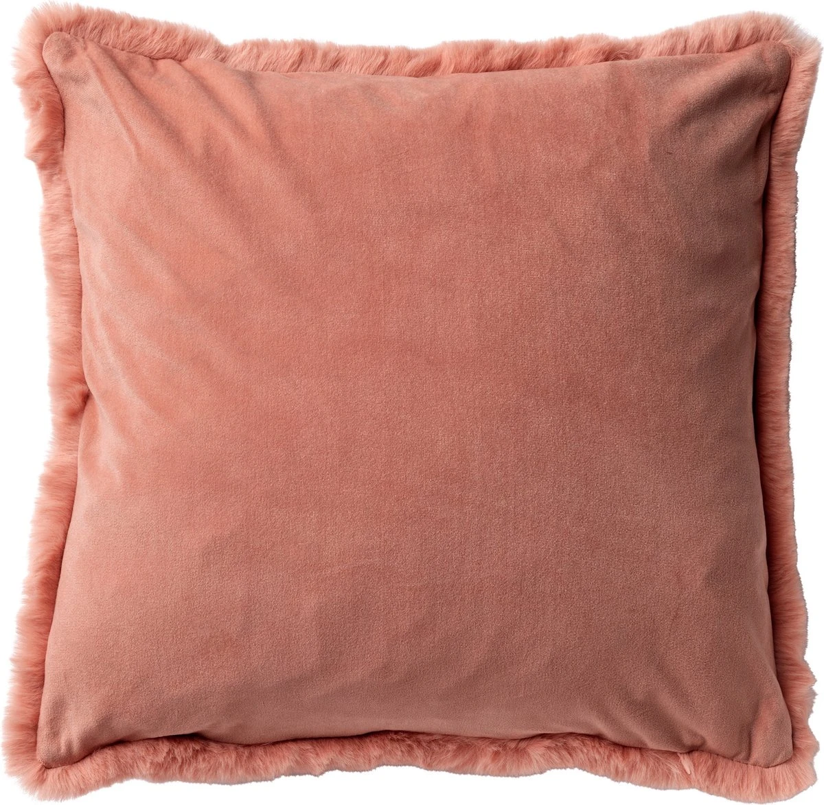 ZAYA - Kussenhoes Unikleur 45x45 Cm - Muted Clay - Roze - Superzacht - Exclusief Binnenkussen 2 ZAYA - Kussenhoes Unikleur 45x45 Cm - Muted Clay - Roze - Superzacht - Exclusief Binnenkussen - Afbeelding 2