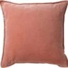 Set Van 2 Kussenhoezen - Dutch Decor CAITH - 50x50 Cm - Velvet - Muted Clay - Roze - Unikleur