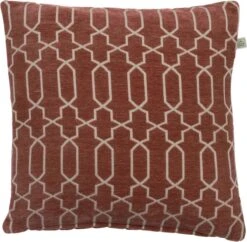 PERRY - Sierkussen Terra 45x45 Cm - Bruin - Inclusief Binnenvulling