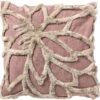 LIVIA - Kussenhoes 45x45 Cm Pale Mauve - Roze - Exclusief Binnenkussen