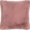 ZAYA - Sierkussen Unikleur 45x45 Cm - Pale Mauve - Roze - Superzacht - Inclusief Binnenkussen