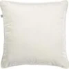 FINN - Sierkussen Velvet 45x45 Cm - Snow White - Wit - Inclusief Binnenvulling