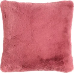 ZAYA - Sierkussen Unikleur 45x45 Cm - Dusty Rose - Roze - Superzacht - Inclusief Binnenkussen